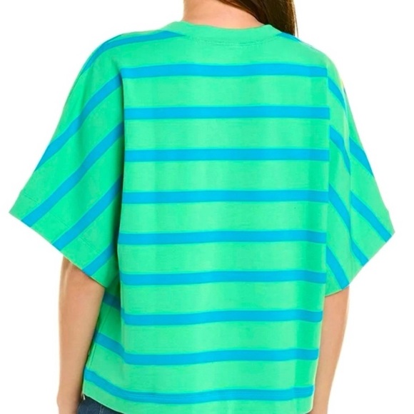 Cabi Size Medium V-neck Dolman Sleeves Oversized French Terry Cabana Top #6213 - Picture 2 of 6